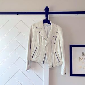 White leather jacket size M
